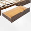 Grand lit plateforme avec 2 grands tiroirs, lit gigogne simple TG-108778362