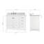 Ensemble de meuble-lavabo simple 43 po Cambridge-39458393