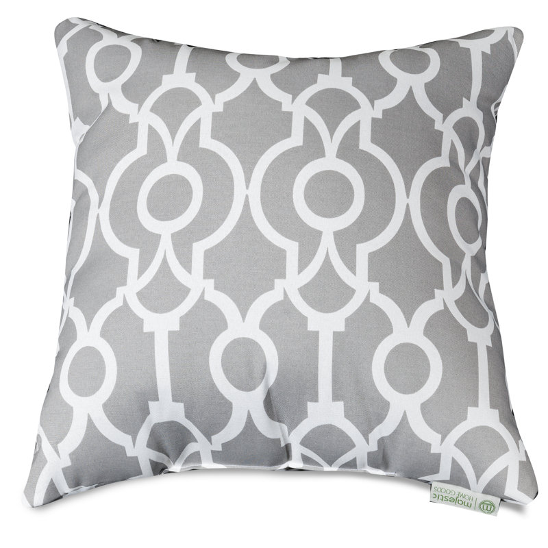Coussin Athens, H 20 po x l 20 po, Gris