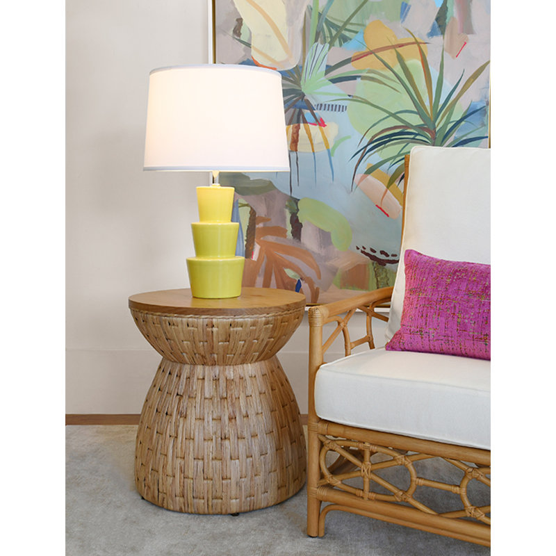 Fiji Solid Wood End Table