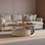 Table basse ovale de luxe-1741421148