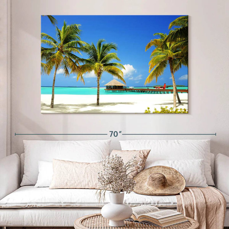 Gillard Sunny Maldives, 34" H x 51" W