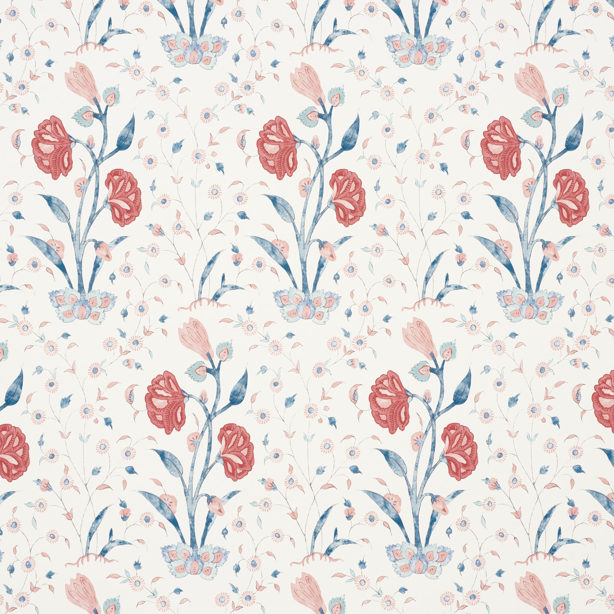 Schumacher Khilana Floral Wallpaper | Wayfair