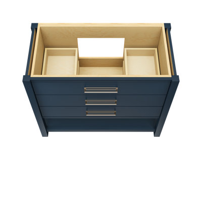Kiawah Three-Drawer Single Bath Vanity