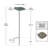 Aspen Leaf Birdbath with Stake