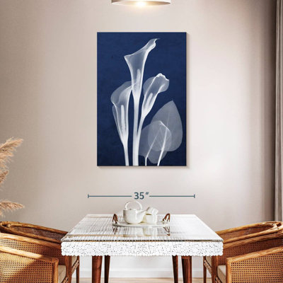 Harnek Three Indigo Calla Lilies