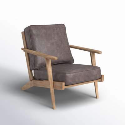 Faux Leather Armchair