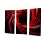 «Red Abstract Spiral Dreamscape II», art mural abstrait en spirale-964396393-964396407