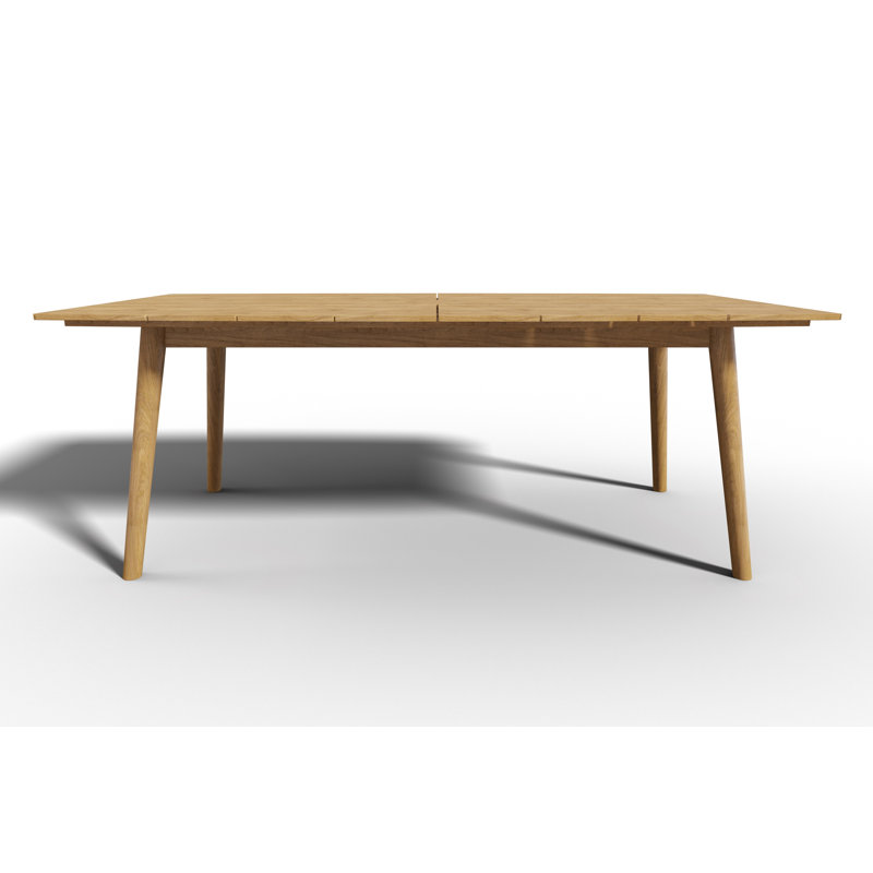 Valerie 7-Piece Rectangular Teak Outdoor Dining Set with Stacking Armchairs