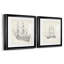 Croquis de bateau antique I Croquis de bateau antique I - ensemble de 2 reproductions de dessins encadrés-159936352-159936353-158474814