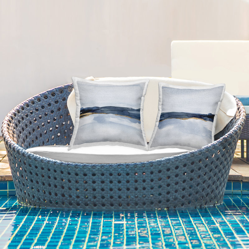 Ensemble de 2 coussins d'extérieur Calming Modern
