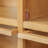 Varese Mid-Century Modern Wood Display Storage Cabinet with Glass Display Compartments