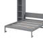 Grand lit escamotable avec tablettes et DEL-443415351