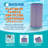 Hurricane Filters HF6430-01P Purple Spa Filter Cartridge Replacement