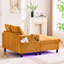 Fauteuil inclinable luxueux en velours côtelé de luxe avec lumières intégrées et sièges confortables surdimensionnés-1018555683