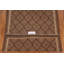 Tapis oriental brun en laine Kilim 7 x 10