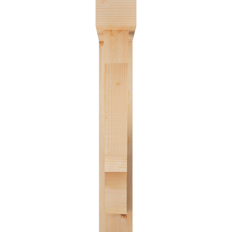 Support de bloc Balboa avec entretoise décalée, 36 x 24, Sapin Douglas de l 5 1/2 po (lisse)
