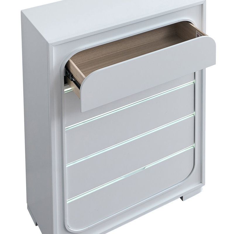 Milan CHEST, White