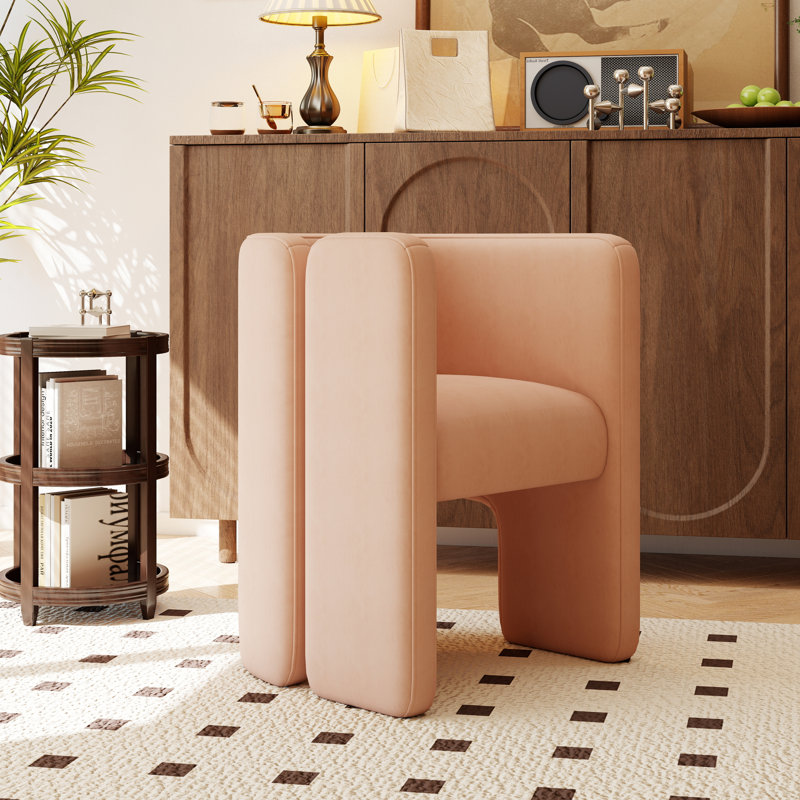 Fauteuil Beall, Rose