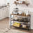 Console Table 43”, 3-Tier Industrial Entryway Table, Narrow Entrance Sofa Table with Shelves Sofa Table for Hallway, Living Room, Small Space-1067901398