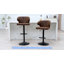 Chaise de bar moderne rotative réglable (2 pièces)-129131515