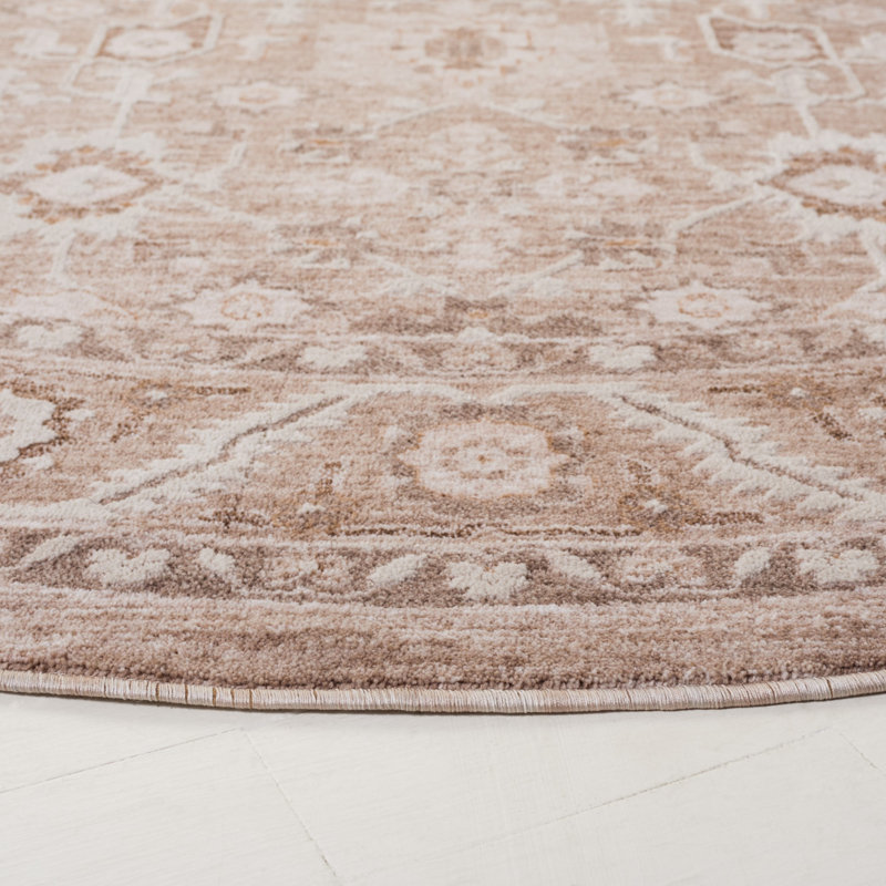Aldercy Performance Oriental Rug, Round 6'3"