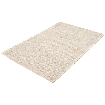 Tapis unique gris / crème nouvel âge 5 pi 1 po x 8 pi 2 po Henden