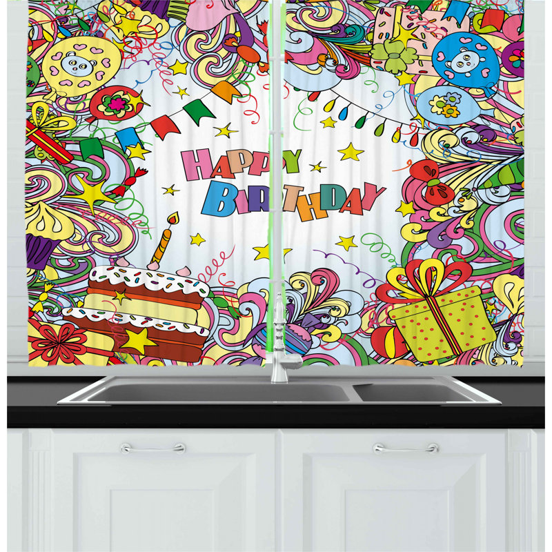 Pointed Kitchen Curtain