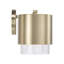 Meuble-lavabo cylindrique en métal 4 lumières l 33,50 po x H 8,25 po-100745551