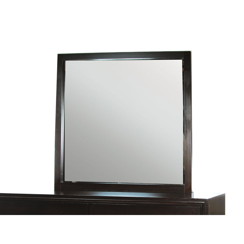 Miroir contemporain en bois