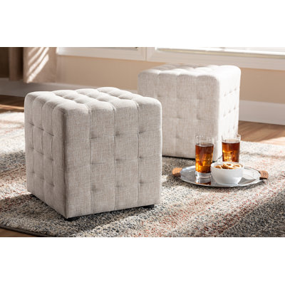 Burna Upholstered Ottoman