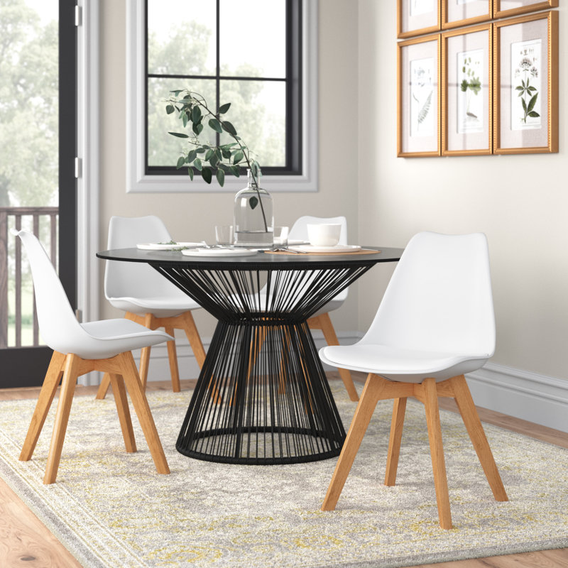 Chaise d'appoint Hermina, Blanc, 4