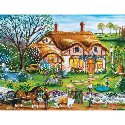 MasterPieces Folk Art Jigsaw Puzzle 12-Pack Bundle - Adults & Family Fun