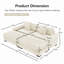 Canapé modulaire 82,6 po Cloud