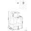 Upholstered Counter Stool with Solid Wood Frame-668995231