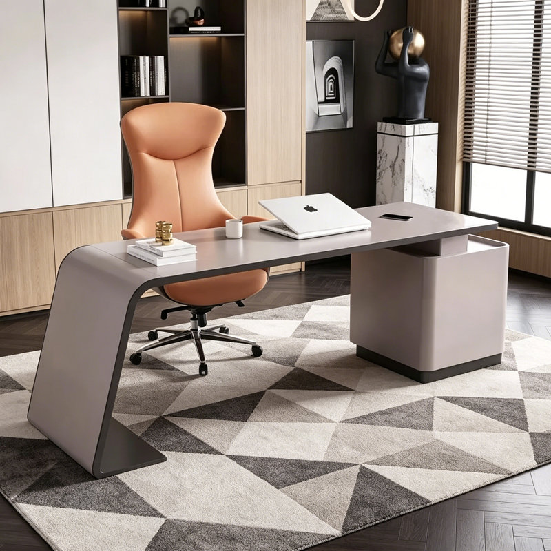 Bureau de luxe de style minimalisme, H 30,71 po x l 70,87 po x P 27,56 po
