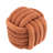 Chenille Fabric Modern Knot Design Ottoman-308907217