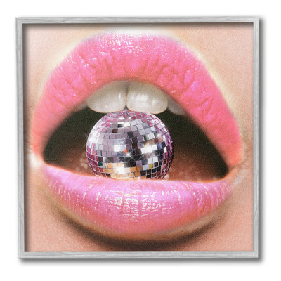 BitingDiscoBallGicleeArtbyZiweiLi