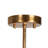 3-Light Dimmable Semi-Flush Mounted Coastal Ceiling Light for Foyer Hallway Stairwell Kitchen