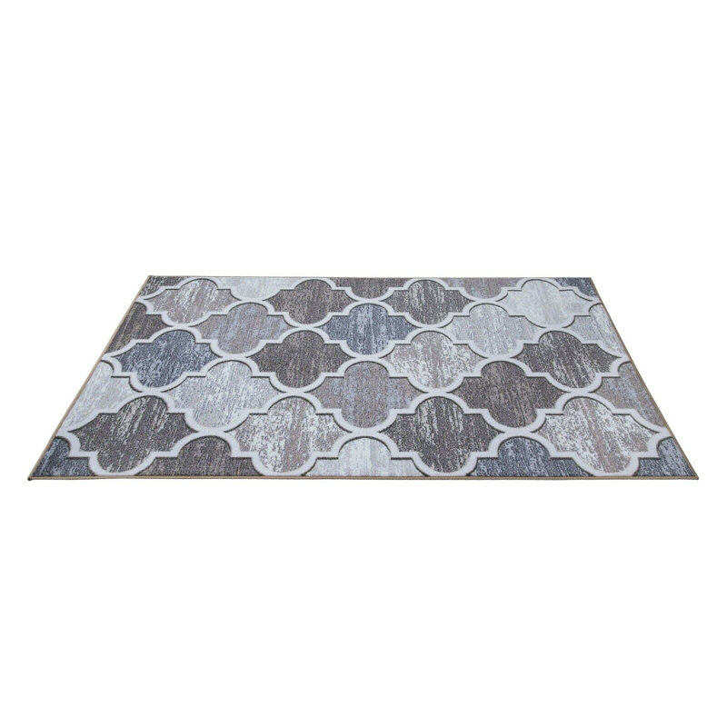 Avalbane Geometric Area Rug, Rectangle 80 x 150cm
