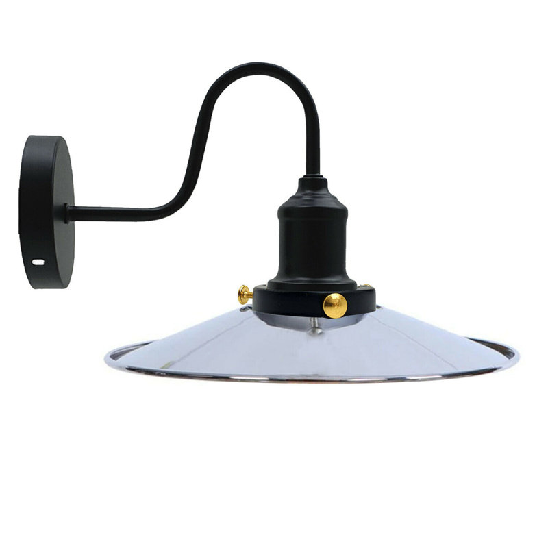 Southard 1-Light Wall Lamp with Arm, Chrome