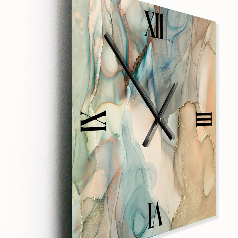 Horloge murale abstraite Gray Tender, Petit