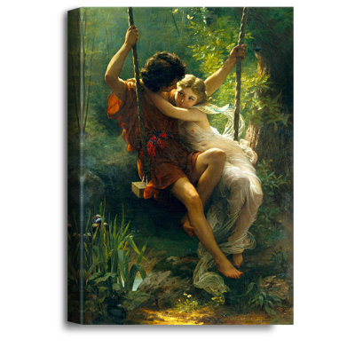 Springtime by Pierre-Auguste Cot The World Classic Art Reproductions, Giclee Canvas Prints Wall Art for Home Decor