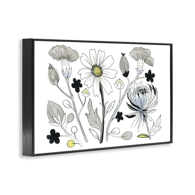 Giclée encadrée, dessin par Ashley Davis, H 16 po x l 24 po, Giclée encadrée noir minuit