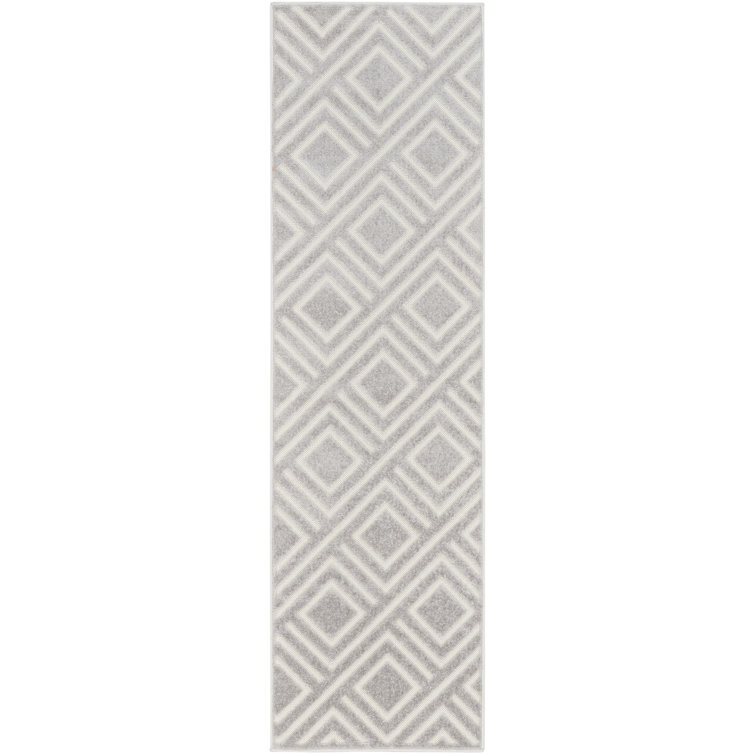 Ebern Designs Garp Light Grey Modern Indoor Rug