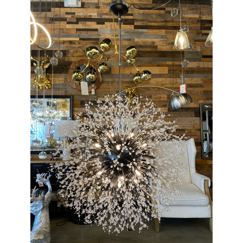 Tibay 16 - Light Dimmable Sputnik Sphere Chandelier