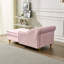 Chaise longue moderne avec revêtement en velours-1721246568