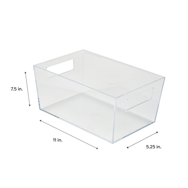 Cube en plastique, H 7,5 po x l 5,25 po x P 11,5 po