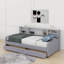Lit plateforme simple tapissier avec tiroirs-114355533