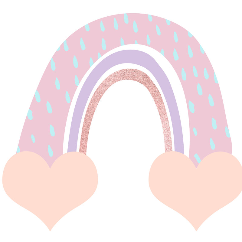 Arc-en-ciel 1, H 36 po x l 36 po x P 1 po, Papier